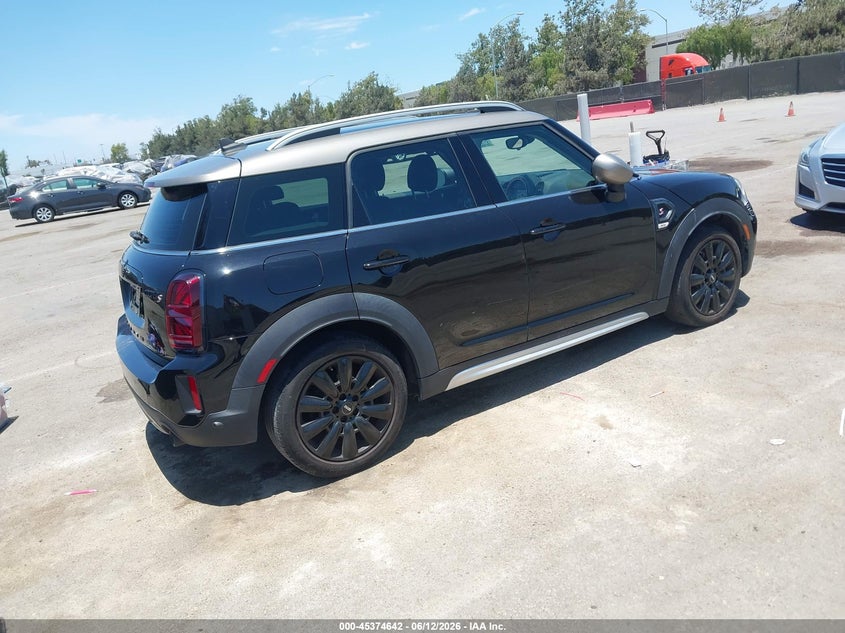 2022 Mini Countryman VIN WMZ53BR09N3P05123 IAAI salvage auction — LEFT FRONT, Salvage Title, sold $7,300 on 2026-07-29 (photo 4)