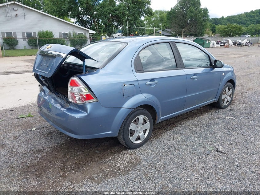 2008 Chevrolet Aveo VIN KL1TD56608B050074 IAAI salvage auction — REAR END, Salvage (Ohio), sold $275 on 2026-07-06 (photo 4)