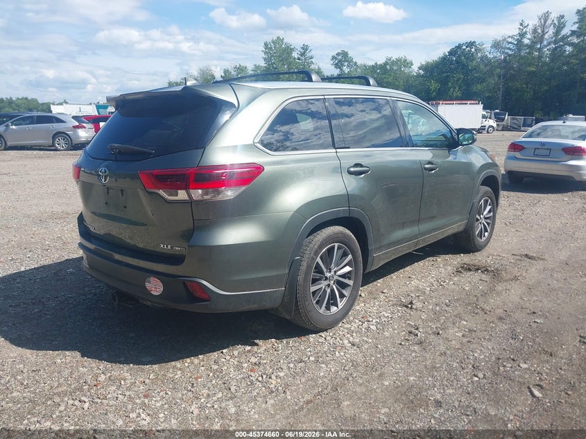 2017 Toyota Highlander VIN 5TDJZRFH2HS482961 IAAI salvage auction — LEFT SIDE, Salvage (Massachusetts), sold $10,950 on 2026-07-08 (photo 4)