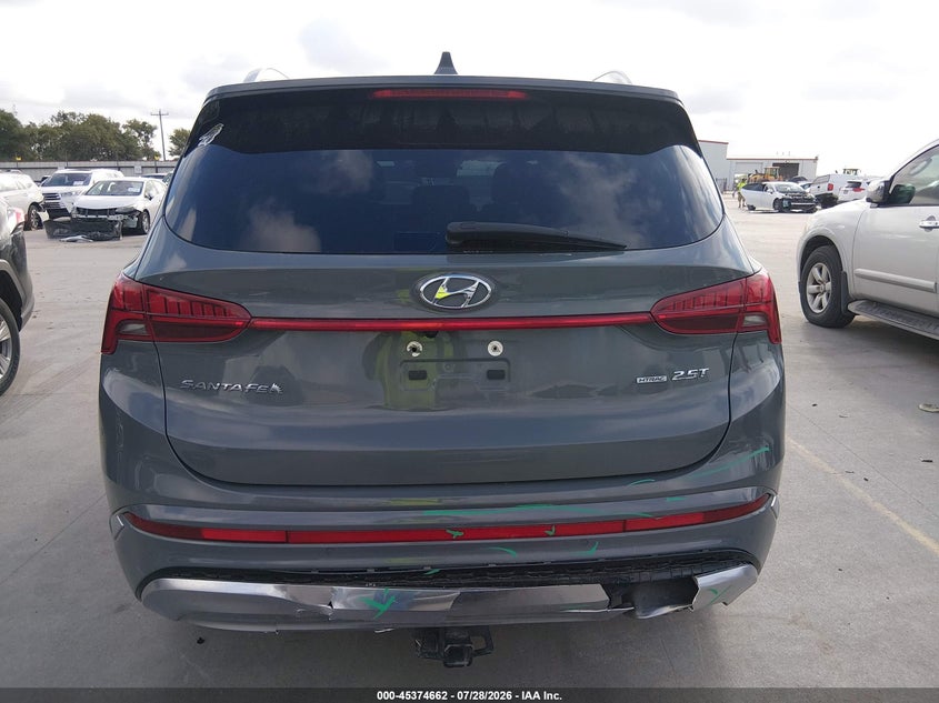 2022 Hyundai Santa fe VIN 5NMS5DAL4NH420474 IAAI salvage auction — REAR END, Original (Texas), sold $14,000 on 2026-09-01 (photo 6)