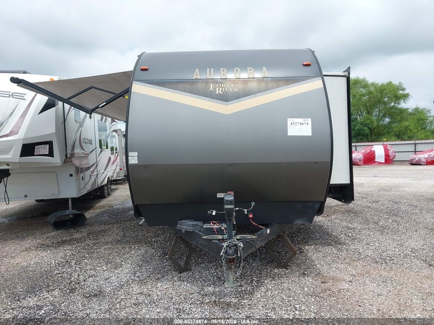 2022 Forest river Aurora VIN 5ZT2ARZB8NX026244 IAAI salvage auction — FRONT END, Salvage (Texas), sold $14,300 on 2026-08-25 (photo 6)