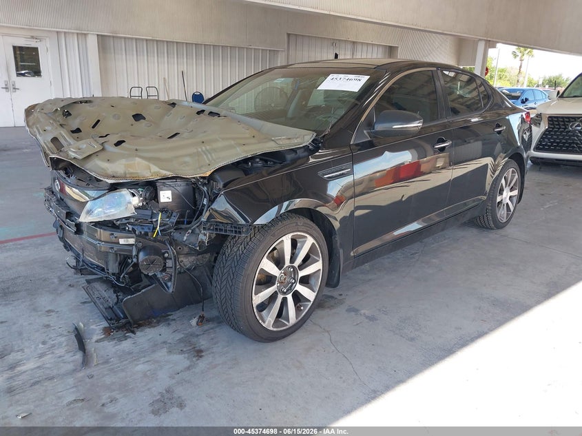 2013 Kia Optima VIN 5XXGN4A71DG091822 IAAI salvage auction — FRONT END, Rebuildable (Florida), sold $600 on 2026-07-08 (photo 2)
