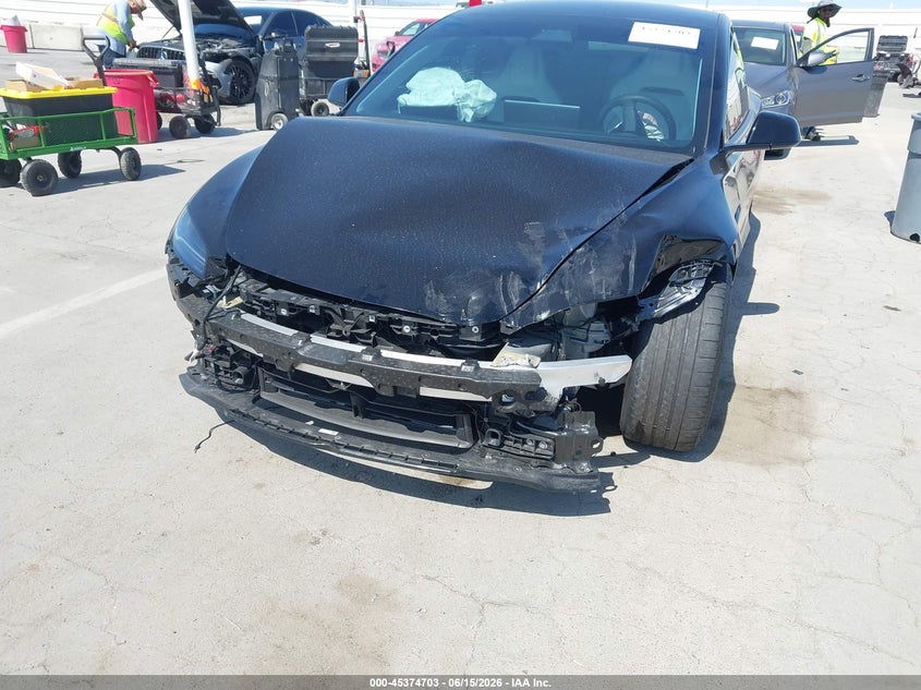 2024 Tesla Model 3 VIN 5YJ3E1ETXRF855116 IAAI salvage auction — FRONT END, Salvage (California), sold $17,700 on 2026-09-09 (photo 6)