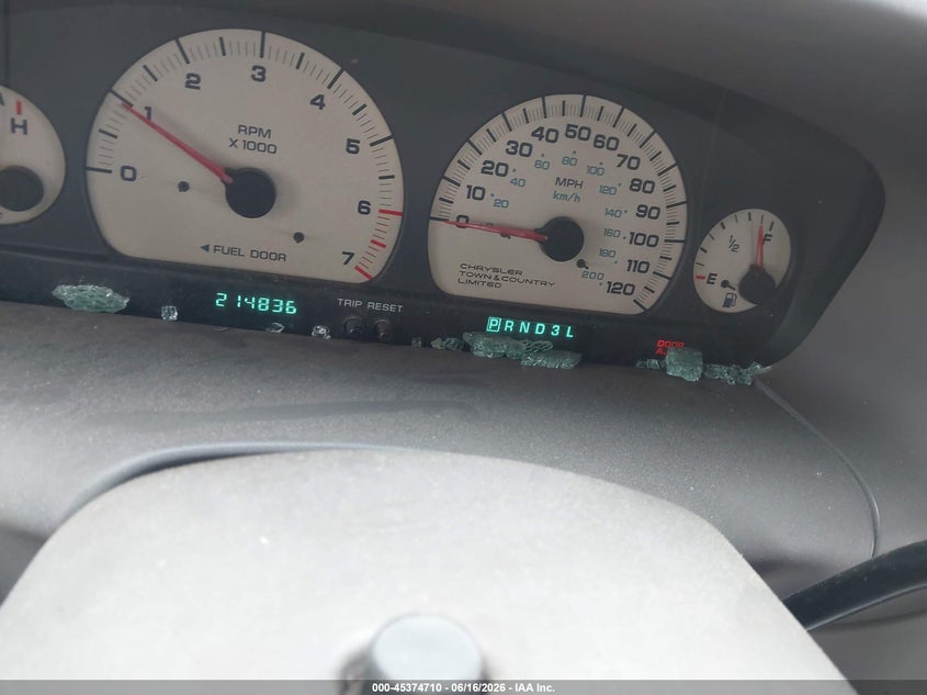 2000 Chrysler Town & country VIN 1C4GP64LXYB566801 IAAI salvage auction — LEFT FRONT, Salvage (North Carolina), sold $250 on 2026-07-09 (photo 7)