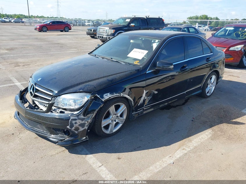2011 Mercedes-benz C-klasse VIN WDDGF5EB6BR157735 IAAI salvage auction — FRONT END, Salvage (Tennessee), sold $250 on 2026-07-07 (photo 2)