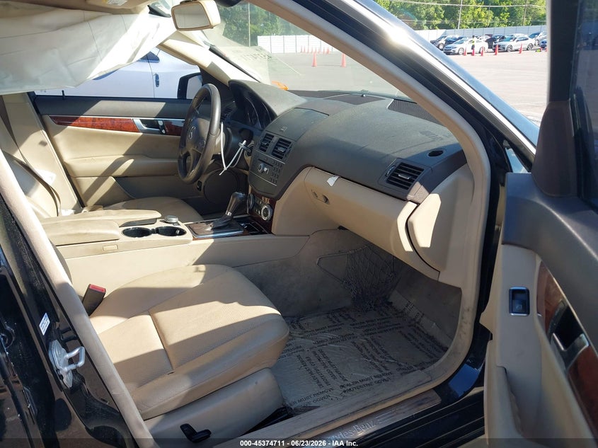 2011 Mercedes-benz C-klasse VIN WDDGF5EB6BR157735 IAAI salvage auction — FRONT END, Salvage (Tennessee), sold $250 on 2026-07-07 (photo 5)