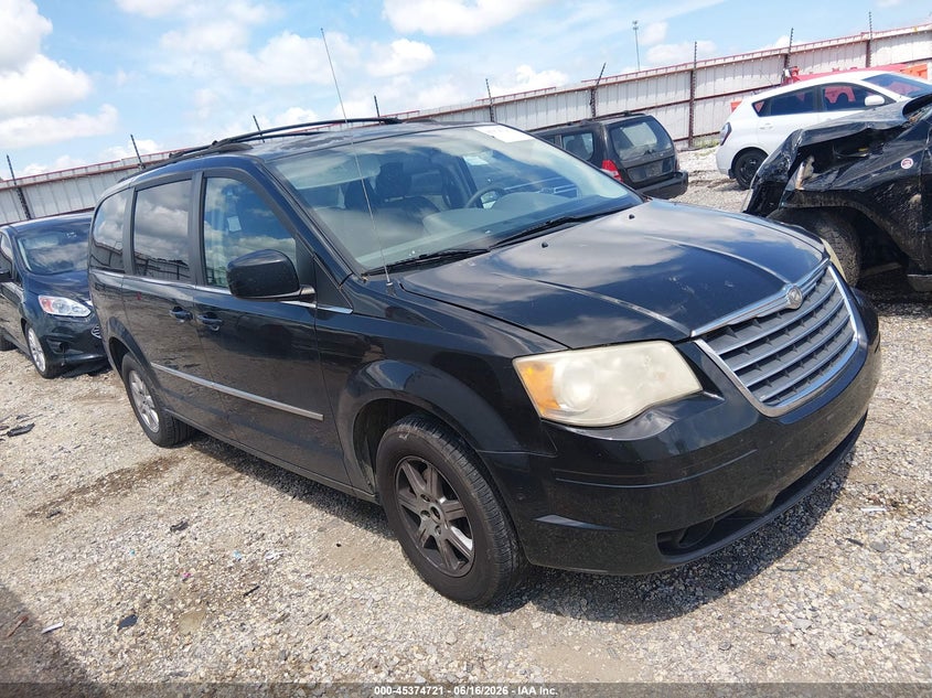 2010 Chrysler Town & country VIN 2A4RR5D13AR252730 IAAI salvage auction — LEFT SIDE, Salvage (Arkansas), sold $500 on 2026-07-09 (photo 1)