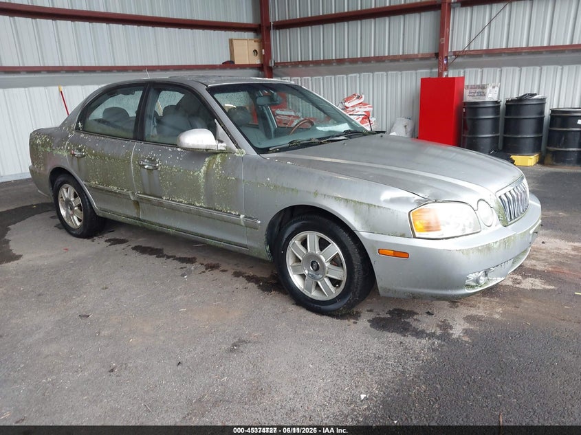 2003 Kia Optima VIN KNAGD126135228488 IAAI salvage auction — ROOF, Clear (Michigan), sold $400 on 2026-07-09 (photo 1)