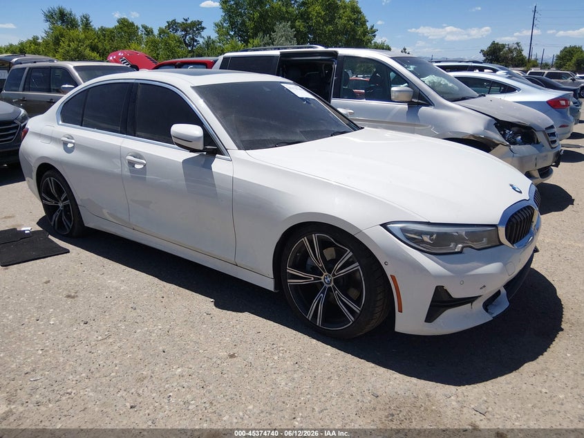 2021 BMW 3er VIN 3MW5R7J05M8C04224 IAAI salvage auction — THEFT, Salvage Title, sold $11,650 on 2026-07-28 (photo 1)