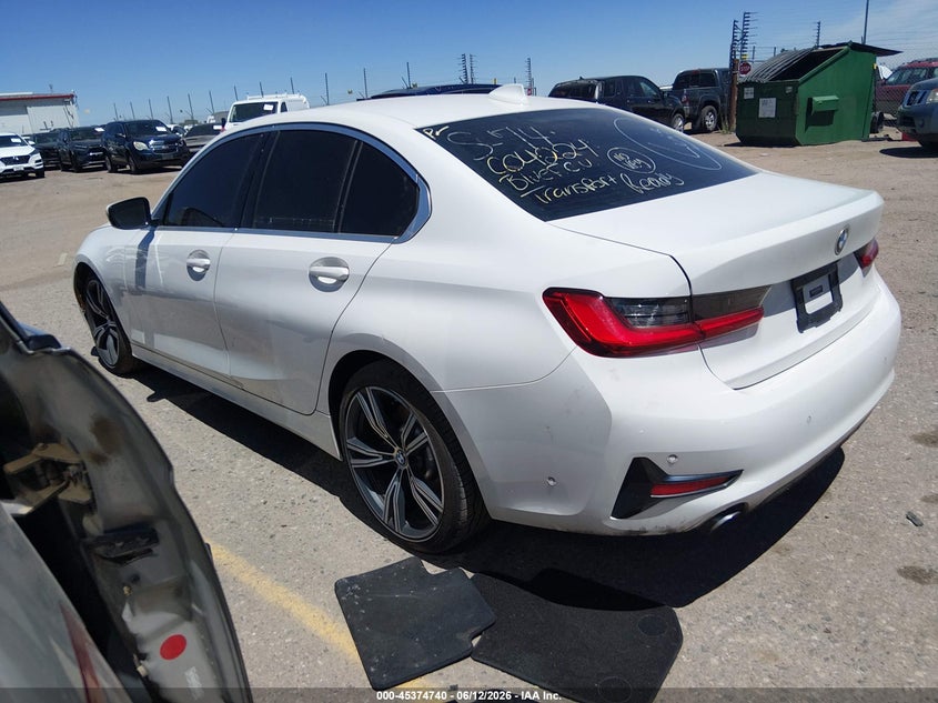 2021 BMW 3er VIN 3MW5R7J05M8C04224 IAAI salvage auction — THEFT, Salvage Title, sold $11,650 on 2026-07-28 (photo 3)