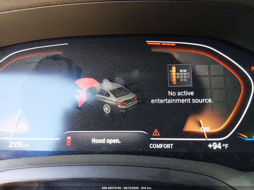 2021 BMW 3er VIN 3MW5R7J05M8C04224 IAAI salvage auction — THEFT, Salvage Title, sold $11,650 on 2026-07-28 (photo 7)