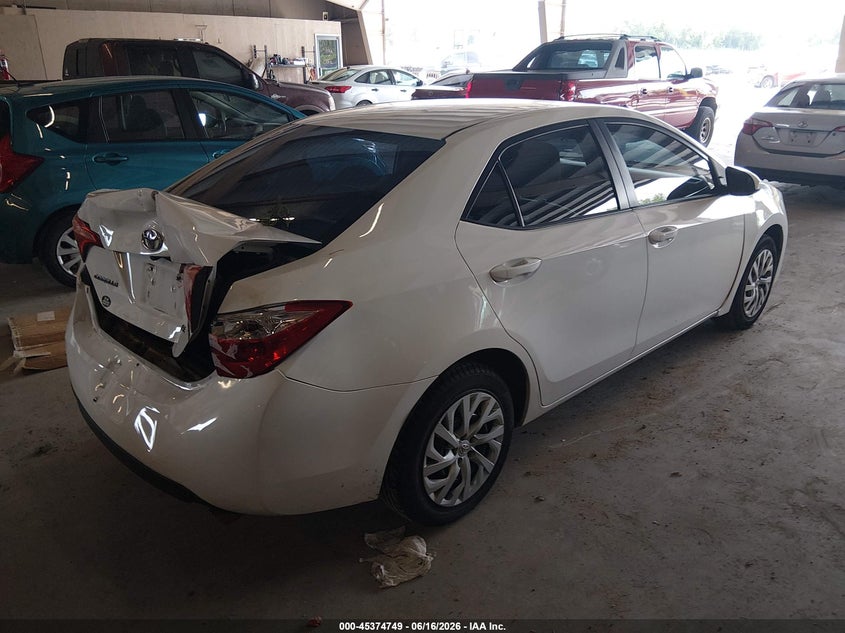 2019 Toyota Corolla VIN 5YFBURHE6KP926526 IAAI salvage auction — REAR END, Salvage (Tennessee), sold $1,600 on 2026-07-29 (photo 4)