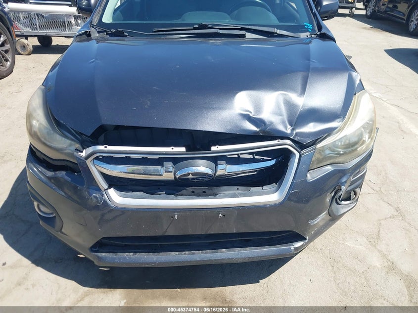 2012 Subaru Impreza VIN JF1GPAH6XCH220136 IAAI salvage auction — FRONT & REAR, Salvage (California), sold $675 on 2026-07-08 (photo 6)