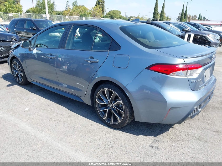 2020 Toyota Corolla VIN JTDS4RCE9LJ041833 IAAI salvage auction — RIGHT FRONT, Salvage Title, sold $6,725 on 2026-07-16 (photo 3)