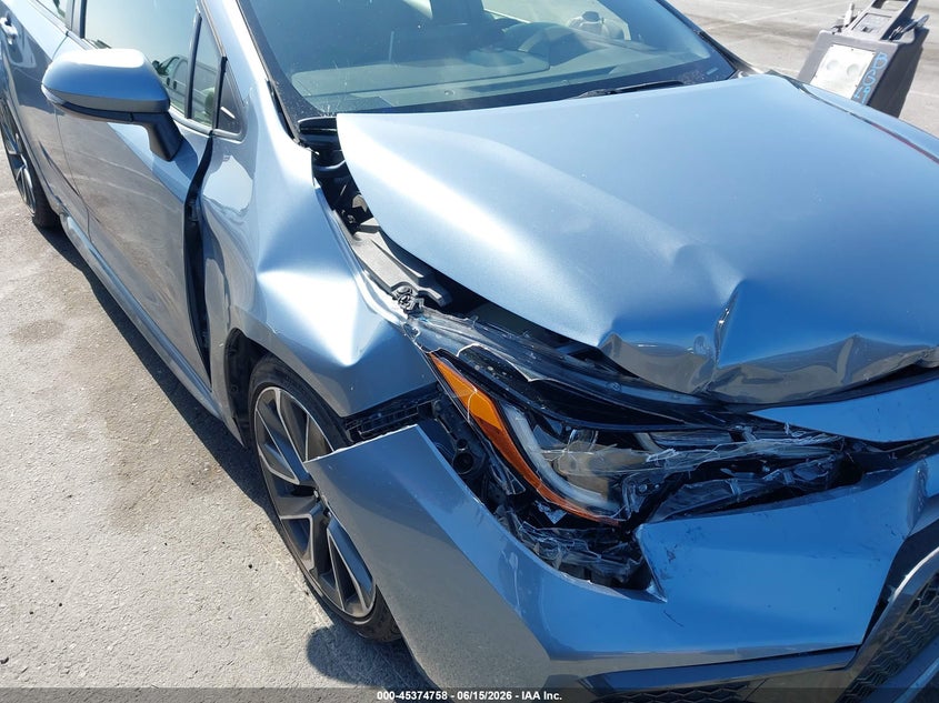 2020 Toyota Corolla VIN JTDS4RCE9LJ041833 IAAI salvage auction — RIGHT FRONT, Salvage Title, sold $6,725 on 2026-07-16 (photo 6)