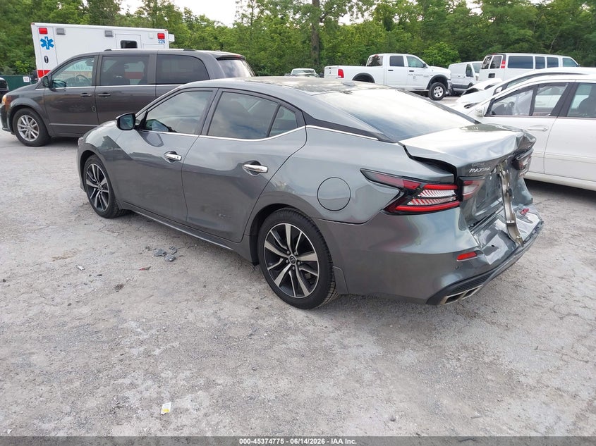 2023 Nissan Maxima VIN 1N4AA6CV0PC502744 IAAI salvage auction — REAR END, Salvage (Kentucky), sold $7,000 on 2026-08-17 (photo 3)