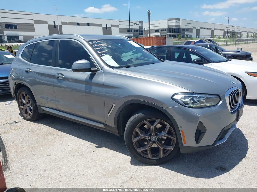 2023 BMW X3 VIN 5UX43DP05P9S82825 — IAAI salvage auction photo
