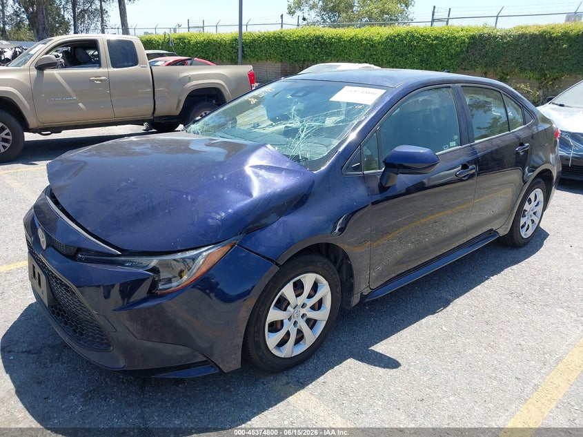 2021 Toyota Corolla VIN JTDEPMAE4MJ166931 IAAI salvage auction — SIDE, Salvage Title, sold $3,900 on 2026-07-14 (photo 2)