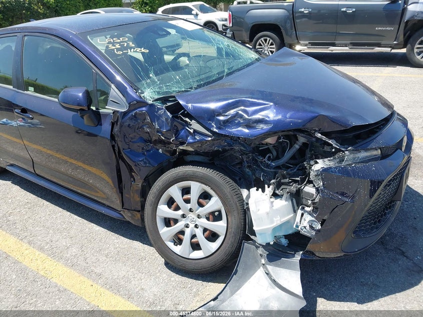 2021 Toyota Corolla VIN JTDEPMAE4MJ166931 IAAI salvage auction — SIDE, Salvage Title, sold $3,900 on 2026-07-14 (photo 6)