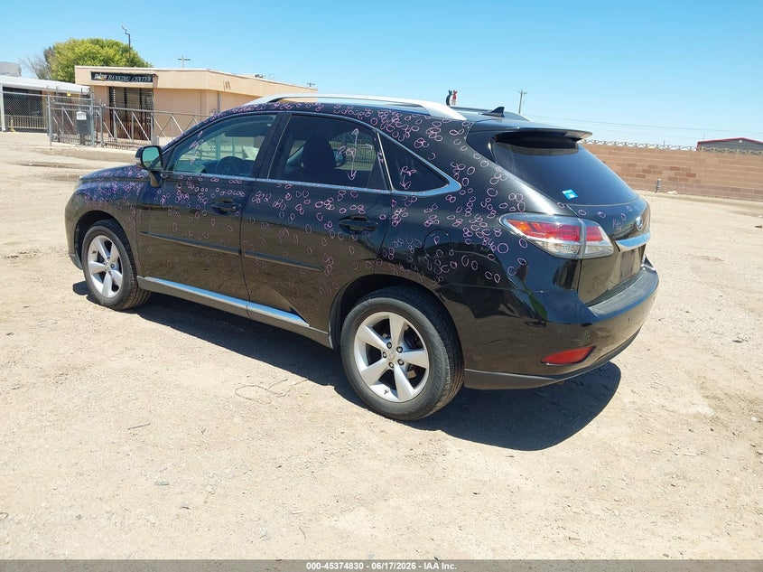2013 Lexus VIN 2T2BK1BA8DC160651 IAAI salvage auction — HAIL, Salvage Title, sold $4,950 on 2026-08-24 (photo 3)