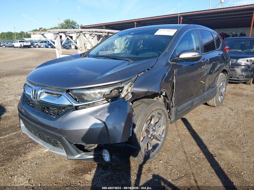 2018 Honda Cr-v VIN 7FARW2H81JE053566 IAAI salvage auction — LEFT FRONT, Salvage Title, sold $7,100 on 2026-07-26 (photo 2)