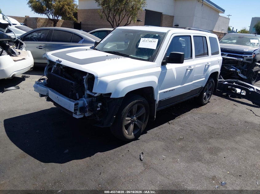 2016 Jeep Liberty (patriot) VIN 1C4NJPBA7GD803795 IAAI salvage auction — FRONT END, Salvage Title, sold $1,650 on 2026-08-14 (photo 2)