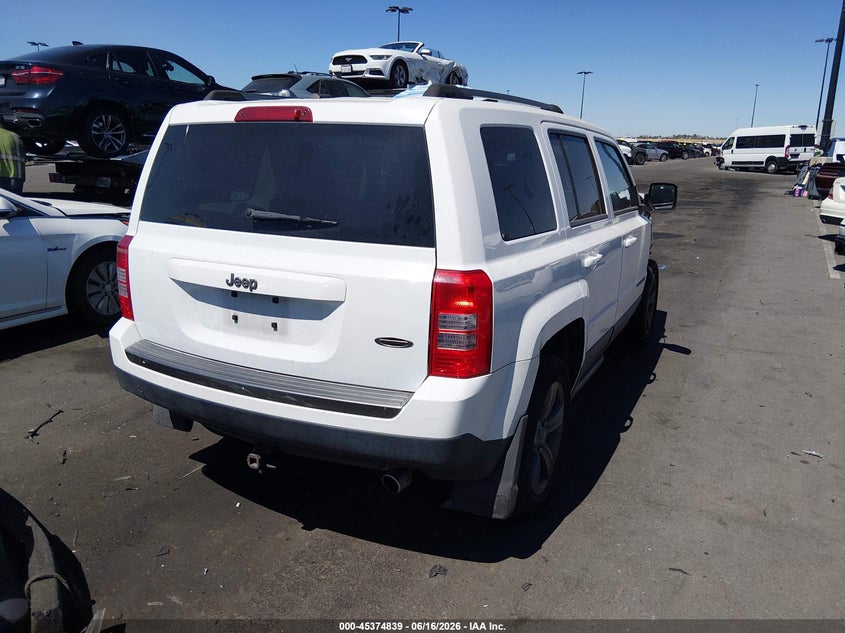 2016 Jeep Liberty (patriot) VIN 1C4NJPBA7GD803795 IAAI salvage auction — FRONT END, Salvage Title, sold $1,650 on 2026-08-14 (photo 4)