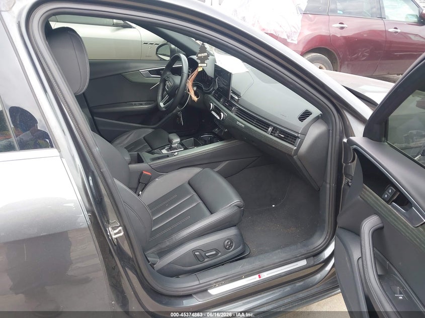 2022 Audi A4 VIN WAUEAAF4XNN004793 IAAI salvage auction — SIDE, Salvage (North Carolina), sold $7,250 on 2026-07-29 (photo 5)