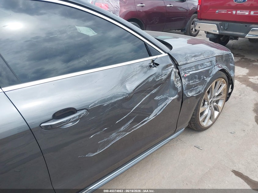 2022 Audi A4 VIN WAUEAAF4XNN004793 IAAI salvage auction — SIDE, Salvage (North Carolina), sold $7,250 on 2026-07-29 (photo 6)