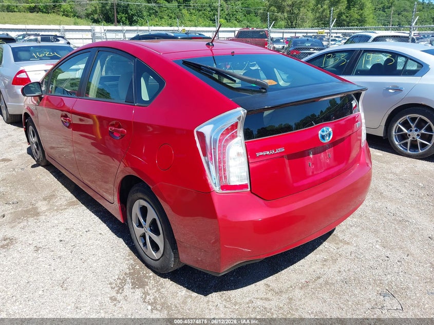 2013 Toyota Prius VIN JTDKN3DU3D1636744 IAAI salvage auction — NORMAL WEAR, Clear (Illinois), sold $975 on 2026-07-20 (photo 3)