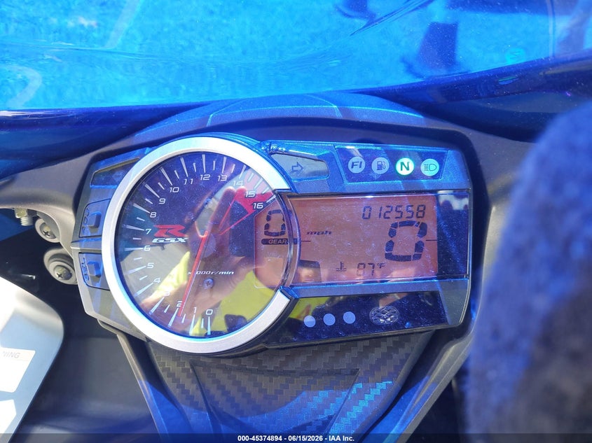 2011 Suzuki Gsx750 VIN JS1GR7MA1B2100450 IAAI salvage auction — RIGHT SIDE, Clear (Virginia), sold $3,200 on 2026-07-07 (photo 7)