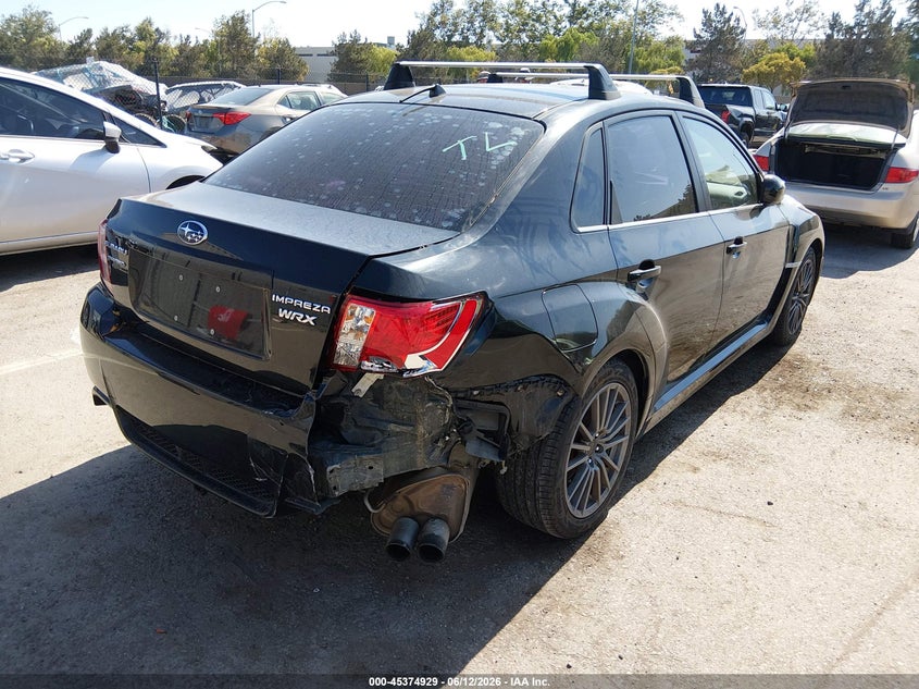 2013 Subaru Impreza wrx VIN JF1GV7E60DG026994 IAAI salvage auction — RIGHT REAR, Salvage (California), sold $3,400 on 2026-07-13 (photo 4)