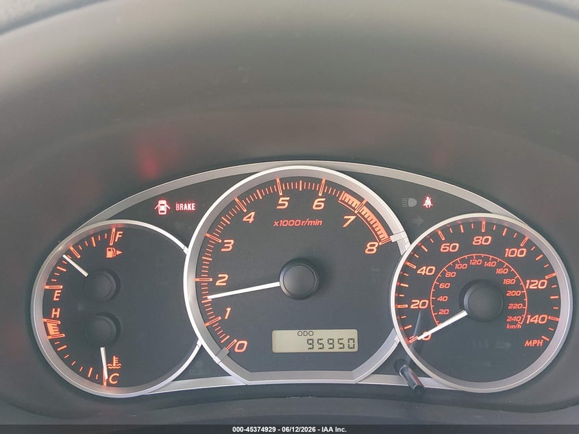 2013 Subaru Impreza wrx VIN JF1GV7E60DG026994 IAAI salvage auction — RIGHT REAR, Salvage (California), sold $3,400 on 2026-07-13 (photo 7)