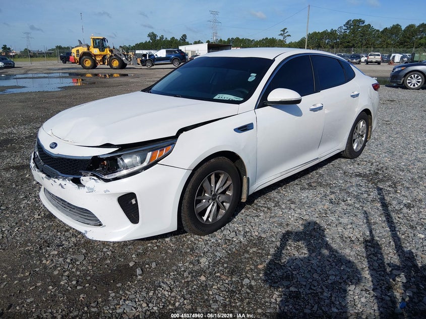 2016 Kia Optima VIN KNAGT4L39G5073199 IAAI salvage auction — FRONT END, Salvage (Idaho), sold $575 on 2026-07-31 (photo 2)