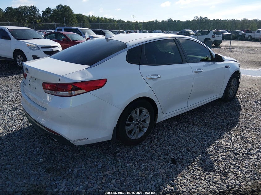2016 Kia Optima VIN KNAGT4L39G5073199 IAAI salvage auction — FRONT END, Salvage (Idaho), sold $575 on 2026-07-31 (photo 4)