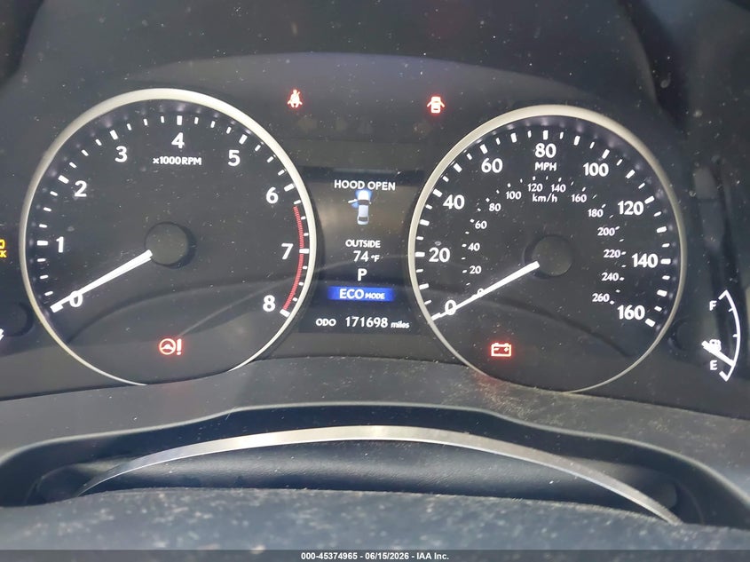 2014 Lexus ES VIN JTHBK1GG2E2113180 IAAI salvage auction — RIGHT FRONT, Salvage (Georgia), sold $2,250 on 2026-07-29 (photo 7)