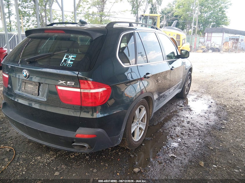 2007 BMW X5 VIN 5UXFE835X7LZ40539 IAAI salvage auction — SIDE, Salvage (Pennsylvania), sold $225 on 2026-07-20 (photo 4)