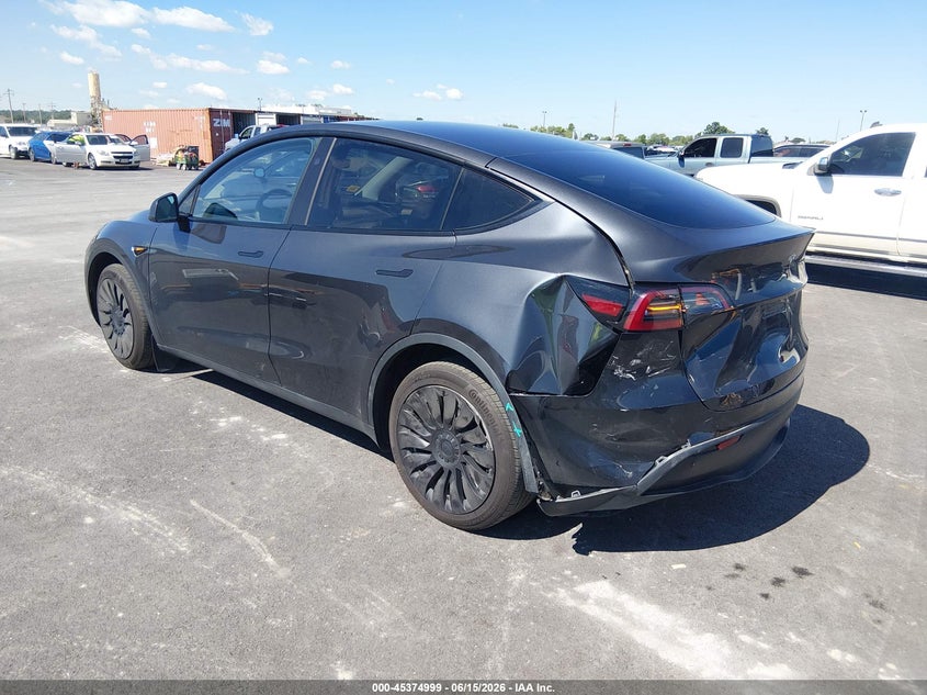 2024 Tesla Model y VIN 7SAYGDEE4RF026385 IAAI salvage auction — LEFT REAR, Salvage (Illinois), sold $14,050 on 2026-07-30 (photo 3)