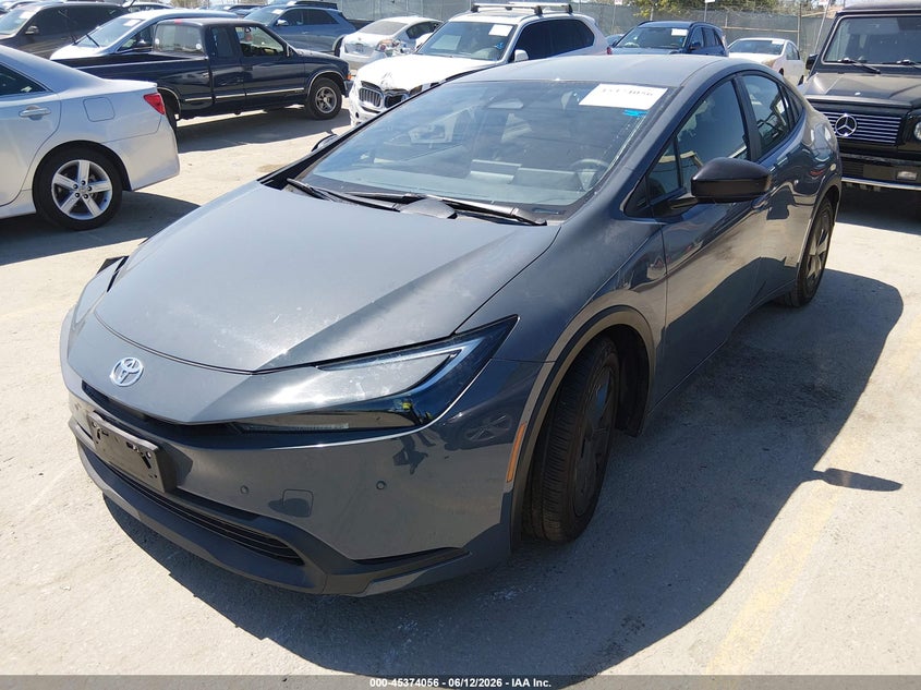 2025 Toyota Prius VIN JTDACAAU0S3061210 IAAI salvage auction — RIGHT SIDE, Salvage (California), sold $7,800 on 2026-07-15 (photo 2)