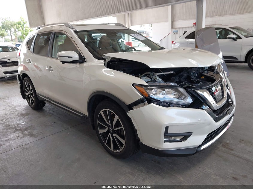 2017 Nissan Rogue VIN JN8AT2MT6HW142698 IAAI salvage auction — FRONT END, Rebuildable (Florida), sold $2,100 on 2026-07-08 (photo 1)