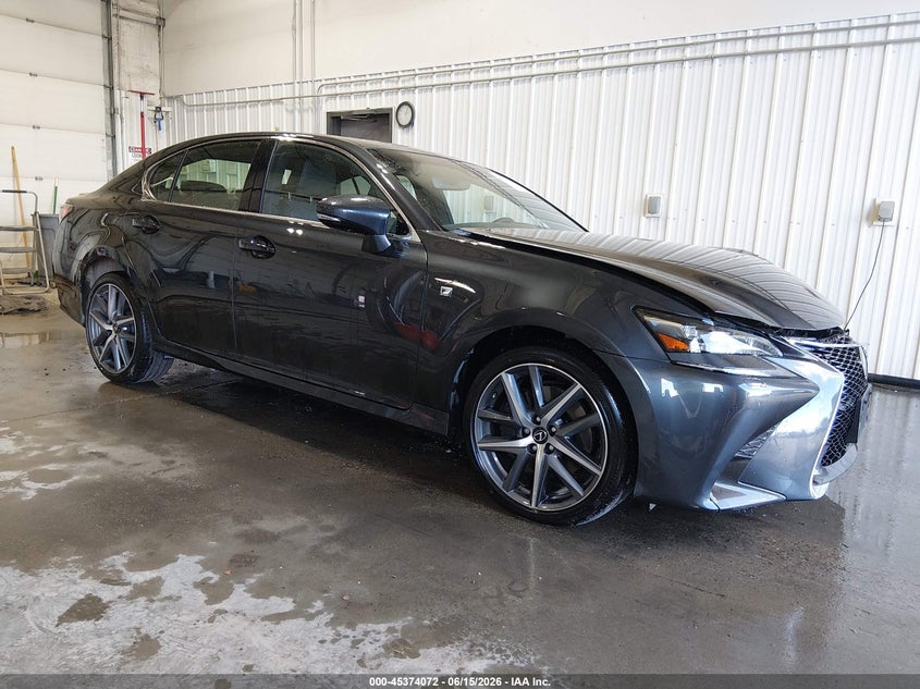 2018 Lexus Gs VIN JTHCZ1BL2JA008756 IAAI salvage auction — FRONT END, Salvage Title, sold $6,600 on 2026-07-17 (photo 1)
