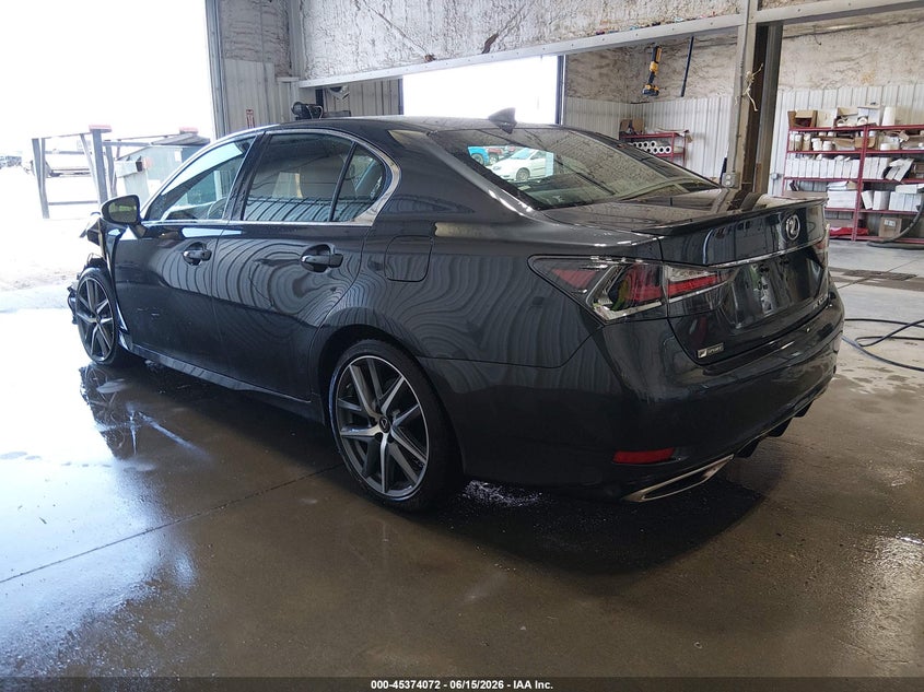 2018 Lexus Gs VIN JTHCZ1BL2JA008756 IAAI salvage auction — FRONT END, Salvage Title, sold $6,600 on 2026-07-17 (photo 3)