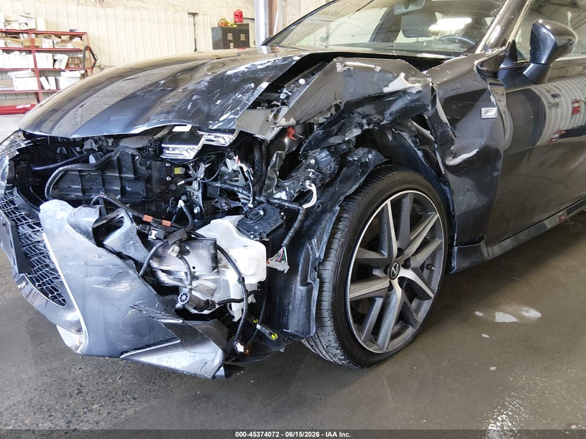 2018 Lexus Gs VIN JTHCZ1BL2JA008756 IAAI salvage auction — FRONT END, Salvage Title, sold $6,600 on 2026-07-17 (photo 4)