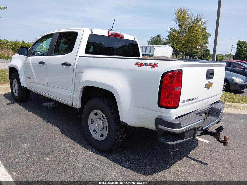 2017 Chevrolet Colorado VIN 1GCGTBEN1H1242162 IAAI salvage auction — NORMAL WEAR, Sf97 (Virginia), sold $17,500 on 2026-07-31 (photo 3)