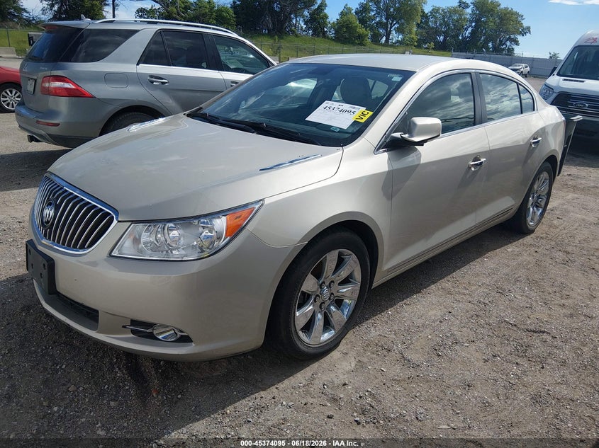 2013 Buick Lacrosse VIN 1G4GF5E35DF213411 IAAI salvage auction — REAR END, Certificate Of Title (Nebraska), sold $2,500 on 2026-09-10 (photo 2)