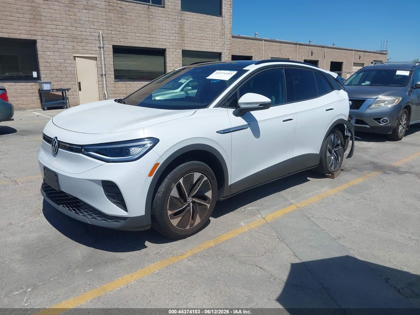 2022 Volkswagen Id.4 VIN WVGGNPE25NP065729 IAAI salvage auction — LEFT REAR, Salvage Title, sold $9,200 on 2026-08-10 (photo 2)
