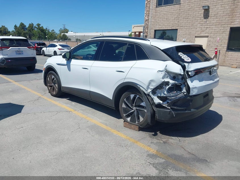 2022 Volkswagen Id.4 VIN WVGGNPE25NP065729 IAAI salvage auction — LEFT REAR, Salvage Title, sold $9,200 on 2026-08-10 (photo 3)