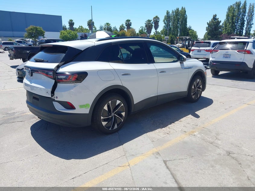 2022 Volkswagen Id.4 VIN WVGGNPE25NP065729 IAAI salvage auction — LEFT REAR, Salvage Title, sold $9,200 on 2026-08-10 (photo 4)