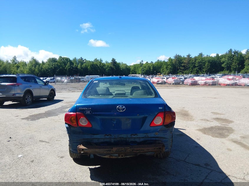 2010 Toyota Corolla VIN JTDBU4EEXA9108308 IAAI salvage auction — REAR END, Salvage (Maine), sold $825 on 2026-07-27 (photo 6)
