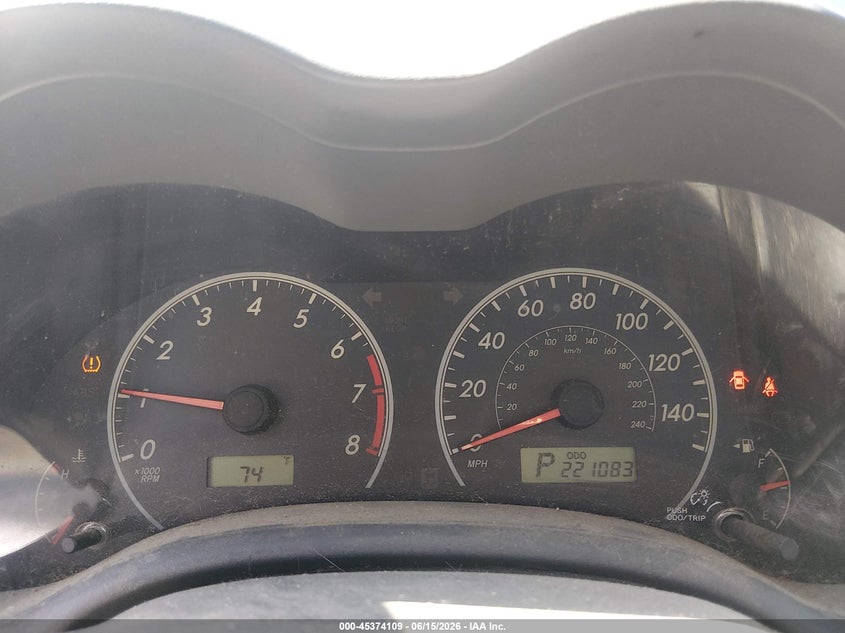 2010 Toyota Corolla VIN JTDBU4EEXA9108308 IAAI salvage auction — REAR END, Salvage (Maine), sold $825 on 2026-07-27 (photo 7)